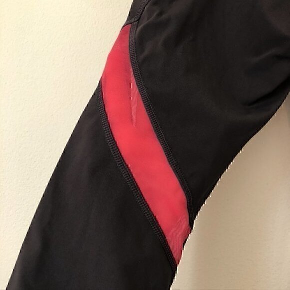 CALIA CARRIE UNDERWOOD Mid Rise Gray "Crop" Legging Pink Mesh Capri Active Small - Picture 10 of 10